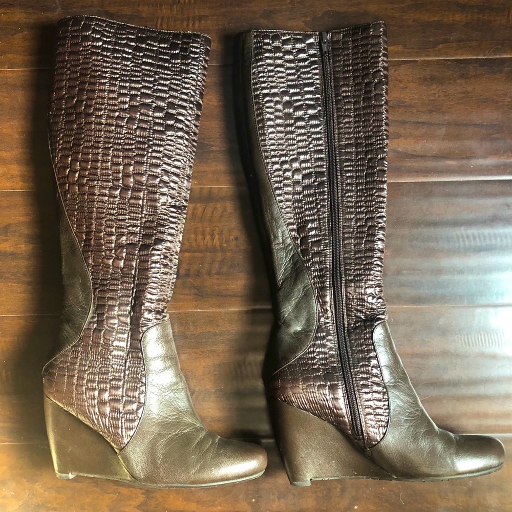 Apepazza velazquez black leather boots